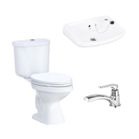 SETสุขภัณฑ์+อ่าง+ก๊อก C13960+C002+CT1206