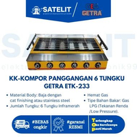 KK-KOMPOR PANGGANGAN 6 TUNGKU GETRA ETK-233