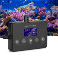 Aquarium LED Dimmer Controller Fish Tank Light Sunrise and Sunset Timer for Aquarium LED Smart Light Timing Dimming System