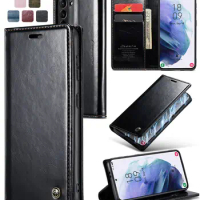 Business Retro Wallet Leather Card Slots Case For Samsung Galaxy S23 S22 S21 S20 Note 20Ultra S21FE S8 S9 S10 A54 A13 A33 A22