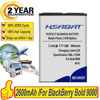 Top Brand 100% New 2600mAh M-S1 Battery for BlackBerry Bold 9000 9030 9630 9700 9780 BAT-14392-001 Batteries