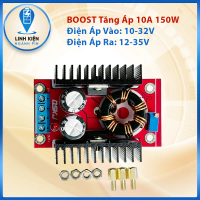 Mạch Tăng Áp DC 150W 10A – Boost Converter 10–32V Lên 12–35V – Hiệu Suất Cao