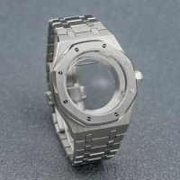 42nn NH35 Case Octangle NH35 Dial Sapphire Glass for Seiko 7S26 4R35 NH35 NH36 Automatic Movement Transparent Case Back Cover