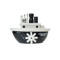 【sunart】迪士尼100周年 百年慶典系列 陶瓷造型置物盒 米奇 汽船威利號