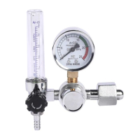 Professional CO2 Argon Flow Meter 0-25MPa Welding Regulator Gauge for Weld Mig Tig Welding-Gas Meter RatedFlow Dropship