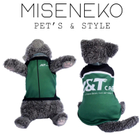 Baju Kucing Lucu Murah Motif Ekspedisi JNT Cargo J&T Cowo Cewe Jantan Betina Aksesoris Hewan Kecil