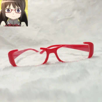 Anime Puella Magi Madoka Magica Akemi Homura Red Cosplay Glasses Fashion Eyeglasses Eyewear Costume Accessories