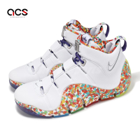 Nike 籃球鞋 LeBron IV 男鞋 白 彩 Fruity PEBBLE LBJ 4代 氣墊 運動鞋 DQ9310-100