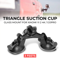 3 Feets Triangle Suction Cup Glass Mount for Xiaomi Yi / GoPro Winning Toys