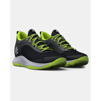 【UNDER ARMOUR】3Z6 籃球鞋 男女 籃球鞋 黑綠(3025090-001)