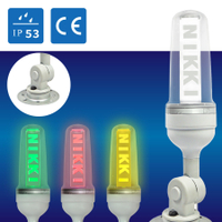 【日機】LED警示燈 -3組- 客製化-Logo雷雕 三色燈/警示/報警燈 NLA70DC-3B3D 適用各類自動化設備使用