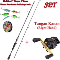 SKY - Joran BC Set ML Carbon Holow Pancingan Set Lengkap Joran Pancing Full Set Joran Set Lengkap Jo