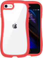 【日本代購】TORRAS S線手機殼 美軍MIL規格 iPhone SE2 SE3 7 8 紅色