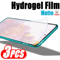 3PCS Full Cover Matte Hydrogel Film For Samsung Galaxy S20 FE 4G 2022 Plus Ultra 5G UW S20FE S 20Ultra 20FE 5 G Screen Protector
