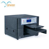 Airwren A4 Size 6 Color DTG Flatbed Printer Automatic Direct to Garment T-shirt Printing Machine For Dark and Light Color Cloths