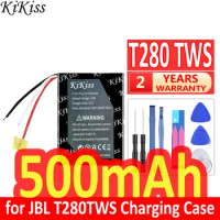 130mAh/500mAh KiKiss Powerful Battery for JBL T280 TWS T280TWS Wireless Bluetooth Earphone Headset C