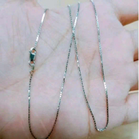 kalung titanium italy santa silver/gold perempuan laki-laki