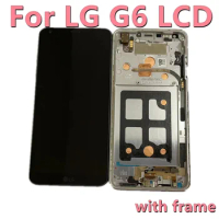 Original Screen 5.7" For LG G6 H870 H870DS H872 LS993 VS998 US997 LCD Screen Assembly for LG G6 LCD With Frame