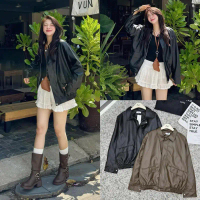 ( HÀNG SẴN - LOẠI ĐẸP ) Áo da biker FORM TO QC túi hộp Hyein Jacket