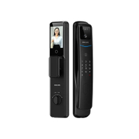 【帝網KingNet】飛利浦 EasyKey 702-FVP 人臉可視智能門鎖 指紋｜密碼｜卡片｜ 人臉 智能鎖 含基本安裝