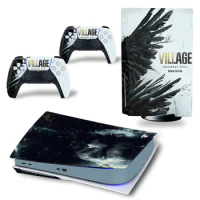 Evil Village Ethan PS5 Disk Digital Decals PS5 console and controllers skin sticker vinyl PS5 Skin Sticker Accessories