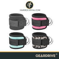 Dây đeo cổ chân GEARDRIVE cho máy cáp, có đệm cao cấp; dây đeo cổ chân dùng cho bài tập chống đẩy ta