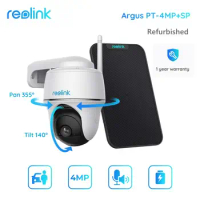 Refurbished Camera]Reolink Go 1080P/4MP Wireless Outdoor Wifi/4G Battery PT Camera Monitor Security Protection Camera SolarPower