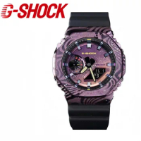 G-SHOCK Men Watch Galaxy Theme GM2100 Series Clock Stylish Casual Waterproof Quartz Watch Luxury Boutique Purple Women's Watches