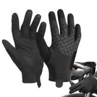 Mountain Bike Riding Biking Gloves Breathable Full Finger Cycling Gloves Thumb Cloth Design Motorcycles Gloves Skin-Friendly
