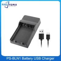 BLN-1 PS-BLN1 Battery USB Charger for Olympus OM-D E-M1, Olympus Pen F, OM-D E-M5, PEN E-P5, OM-D Cameras