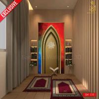 Exclusive!!! Wallpaper Musholla Dalam Rumah, Sticker/Stiker Dinding Dekorasi Musholla Aesthetic , Wa