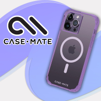 美國 CASE·MATE iPhone 14 Pro Max Tough Clear Plus 環保抗菌超強悍防摔殼MagSafe-薰衣草紫