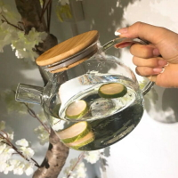 冷水壺玻璃耐高溫日式玻璃水壺套裝透明大容量涼水壺家用涼水杯