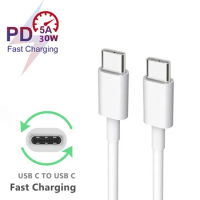 2m Long 1m Fast Charging PD Cable USB Type C To Type C Data Sync Cable For Oneplus 7T Huawei Nova 5t 4 3 Pro Samsung A80 A70 S8