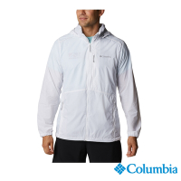 Columbia 哥倫比亞 男款-UPF40防曬風衣-白色 UWJ98110WT / S22