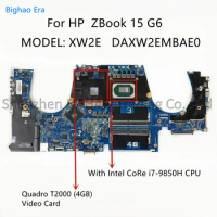 DAXW2EMBAE0 For HP ZBook 15 G6 Laptop Motherboard With Intel CoRe i5/i7 CPU Quadro T1000/T2000 4GB-GPU L68828-601 L68824-601