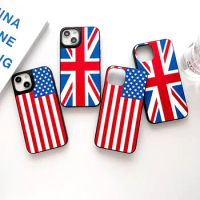 US UK Country Flag Phone Case For Apple Iphone 13 Pro 12 14 11 Max Xr X Xs Mini 6 6s 8 7 Plus Shockproof Design Back Cover