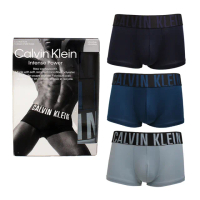 【Calvin Klein 凱文克萊】3件組 Steel超細纖維低腰短版男內褲 四角男內褲(CK內褲-多款任選)