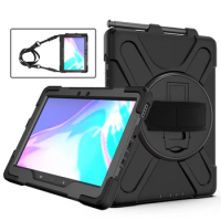Rotate Stand Shockproof Tablet Case for Samsung Galaxy Tab Active4 Active 4 Pro 5G 10.1 T636B T540 T545 T547 Cover Silicon Shell