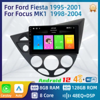 9 Inch Multimedia for Ford Fiesta 1995-2001 Focus MK1 1998-2004 Car Radio 2 Din Android Stereo Carplay Autoradio Head Unit Auto