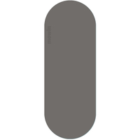 Hot Oval Pilates Yoga Mat PU Rubber Mat Non-Slip Sweat-Absorbing Exercise Fitness Mat Capsule Mat D