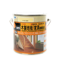 【特力屋】日本Asahipen 木質地板耐磨清漆 透明 亮光 0.7L