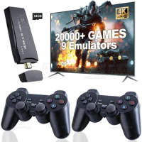 4k Game Stick Built in 20000 Games 9 Emulator High Quality TV Video Game Console High Performance Emuelec Retro Gaming Machine