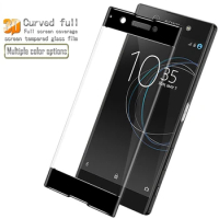 For Sony Xperia XA1 XA2 Plus 3D Curved Full Cover Tempered Glass for Sony XA1 XA2 Ultra Screen Protector Protective Glass Film