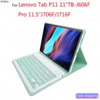 Backlit Bluetooth Keyboard Case For Lenovo Tab P11 2021 Xiaoxin Pad P11.5” Tab-J606F Tab-J606 J706F J716F Stand Case