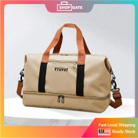 Beg Travel Gym Ruang Kasut Mudah Alih Percutian | Travel Gym Bag Shoe Compartment Portable Vacation
