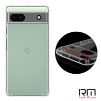RedMoon Google Pixel 6a 鏡頭全包覆防摔透明TPU手機軟殼