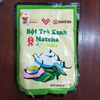 Bột Matcha / Bột Trà Xanh Đài Loan Nguyên chất mũ đỏ gói 500g