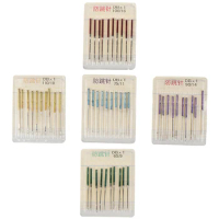 10Pcs Anti-Jumping Sewing Machine Needle Stretch Fabric Stitch Needles for Singer Brother Janome Home Sewing Machine Tools