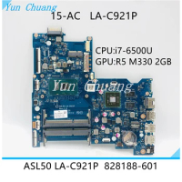 828188-601 828188-001 ASL50 LA-C921P Mainboard For HP 15-AC Laptop motherbard With i5-6200U i7-6500U CPU R5 M330 2GB GPU DDR3L